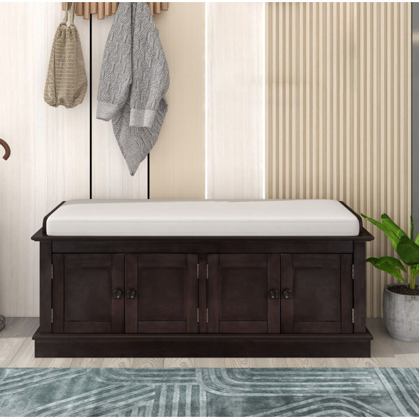 Red Barrel Studio® Scarrow Entryway Storage Bench Stool With